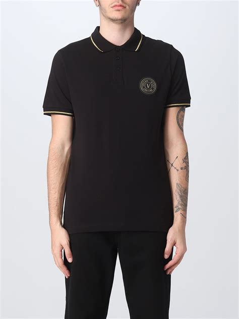 versace jeans couture erkek mont|versace jeans men's polo shirts.